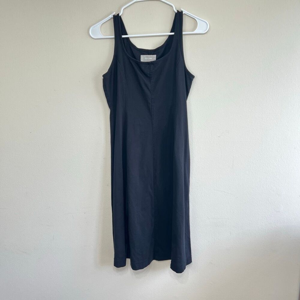 Everlane Black Everyday Midi Cotton Dress Sleeveless Small Women